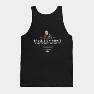 Bruce Dickinson's More Cowbell Record Co. - modern vintage logo Tank Top